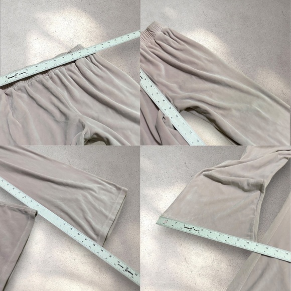 Bratz Dusty Pink Velvet Pants w/ Rhinestoned Details - Picture 7 of 7